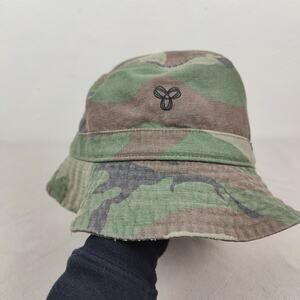 Aritzia TNA Bucket Hat‎ Womens Small Medium Green Camo Print 90s Y2K